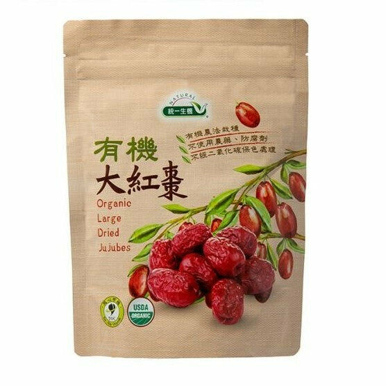 12月限定5折【統一生機】有機大紅棗 (300g/包)