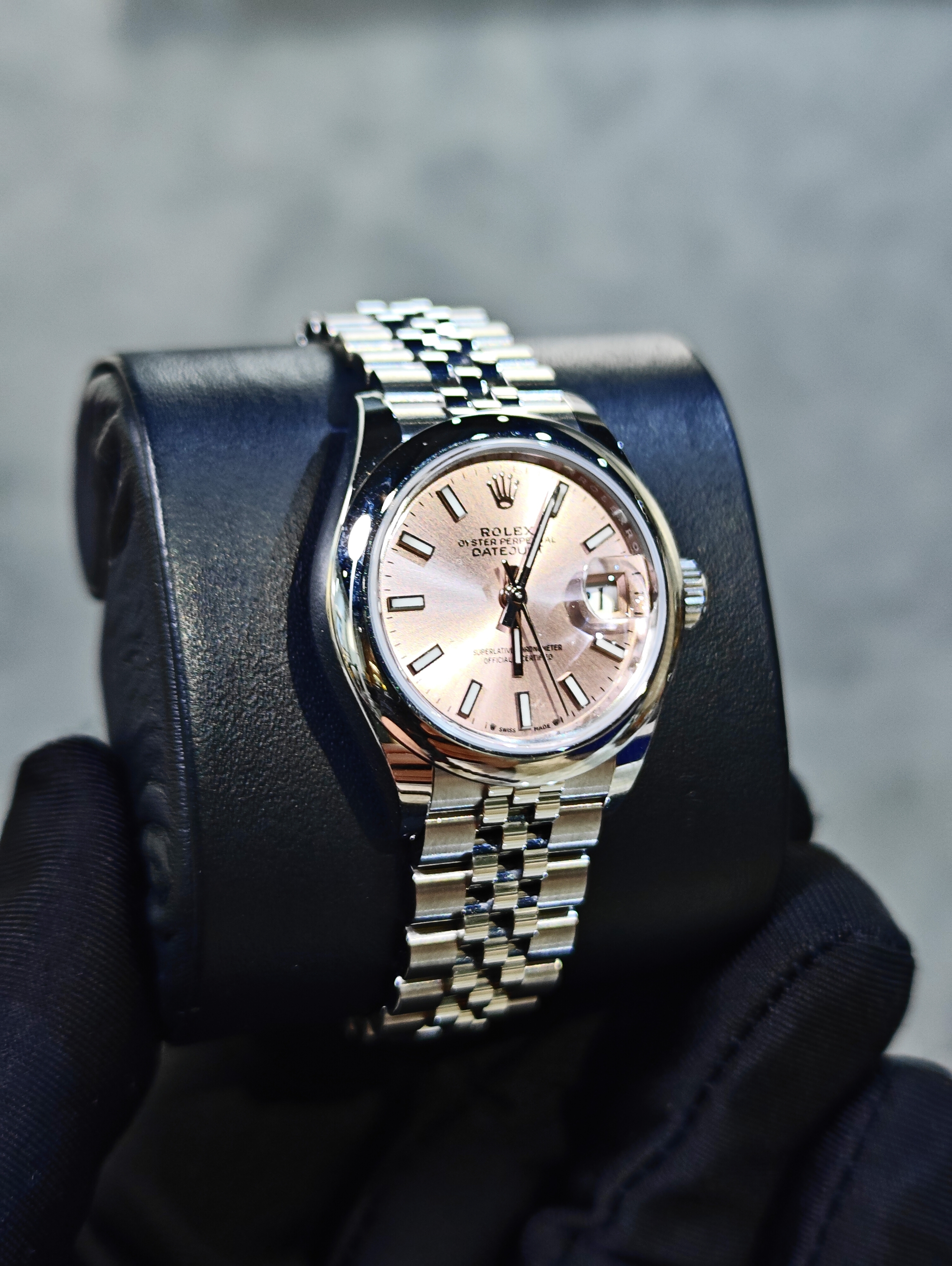 BRAND NEW ROLEX 279160 PINK DIAL OYSTERSTEEL LADY DATEJUST JUBILEE BRACELET 28MM