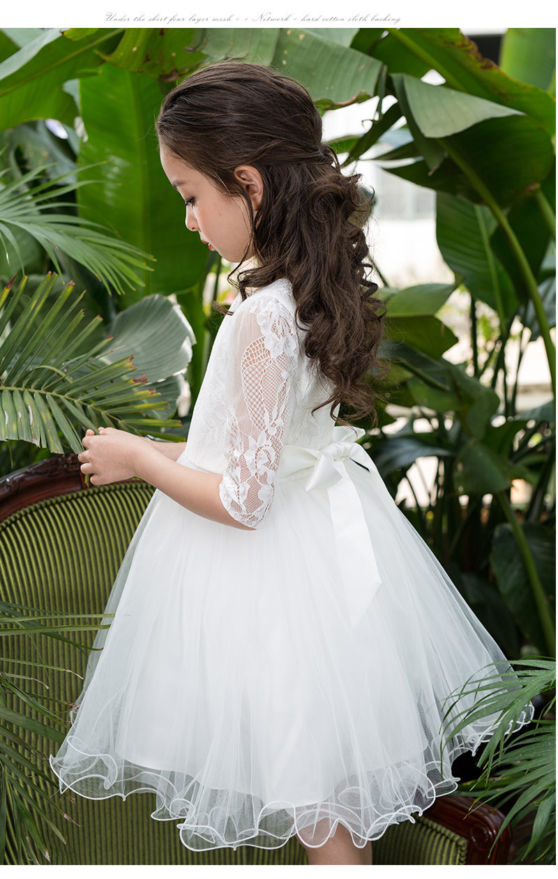 中袖婚紗蓬蓬小禮服