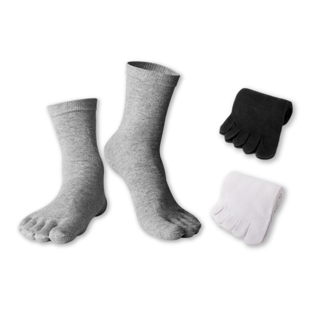 五指防臭竹碳襪