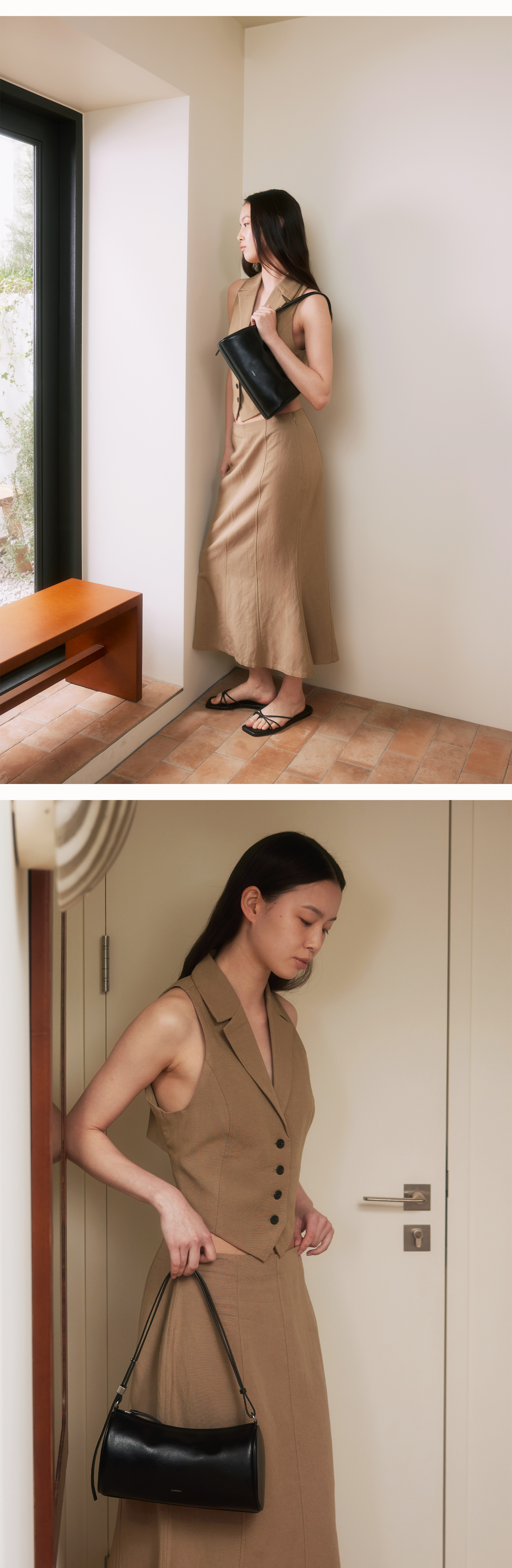 Atelier de LUMEN-Base Barrel Bag(2 colors)