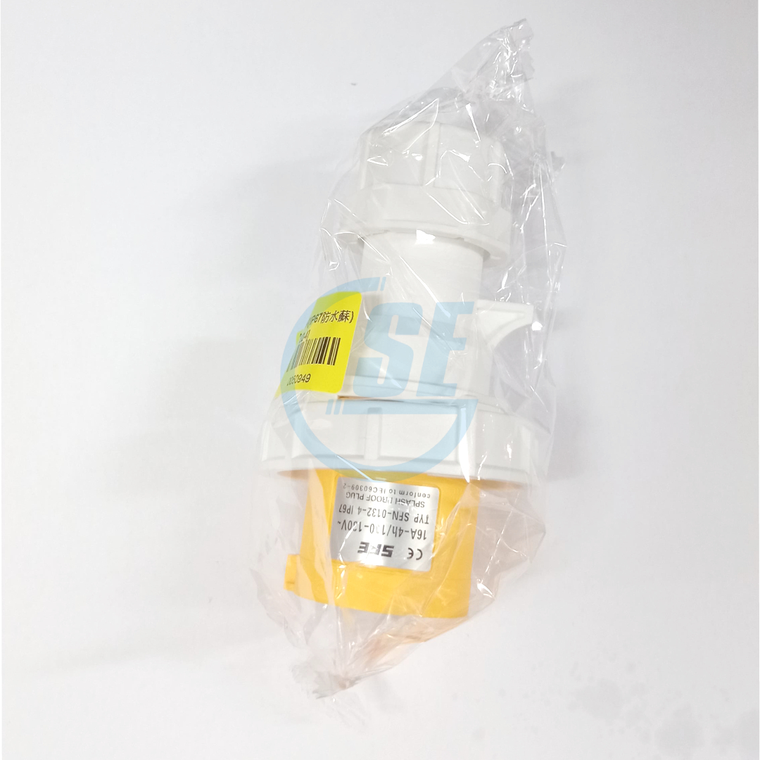 "SFE"(16A3P)110V(IP67防水蘇)插頭(公)-[SFN-0132-4]