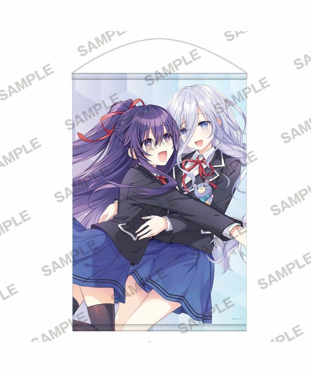 預購-『約會大作戰DATE A LIVE』 B2掛軸 十香＆澪【日本進口精品】