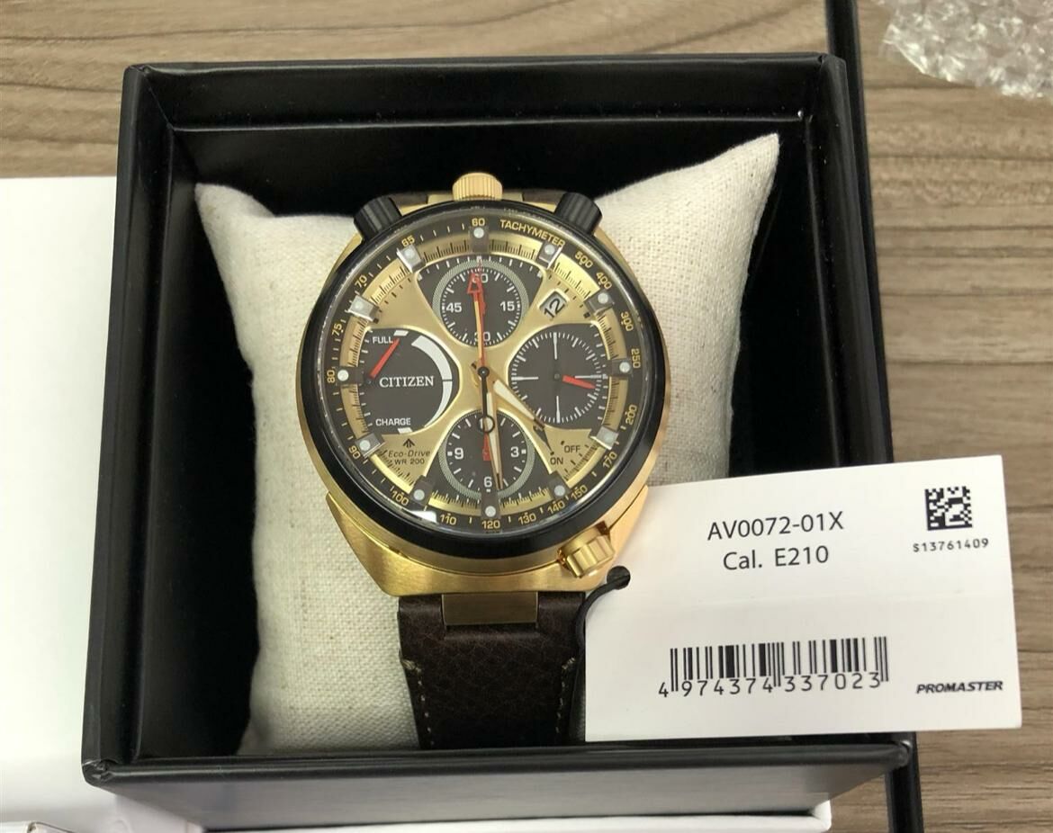 Citizen 45mm Promaster Tsuno Chrono Racer Men's Watch AV0072-01X 星辰 PROMASTER “Tsuno Chrono” 50週年限量版手錶 香港行貨