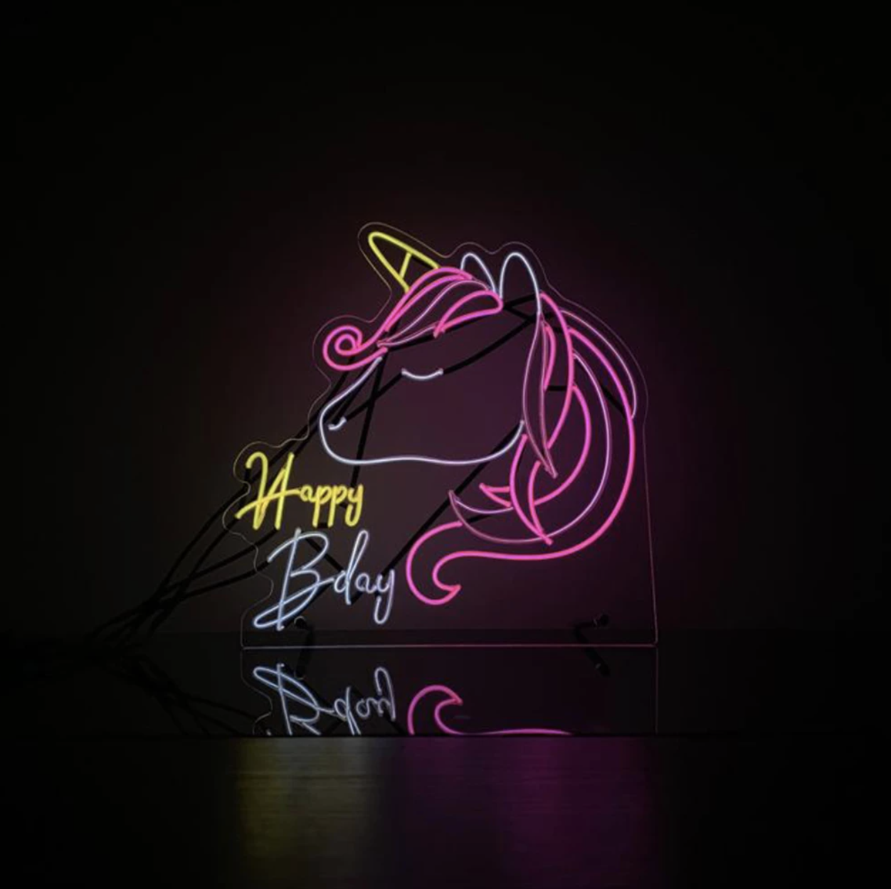 EL006. Happy Birthday 幼線燈牌丨Amazing Neon