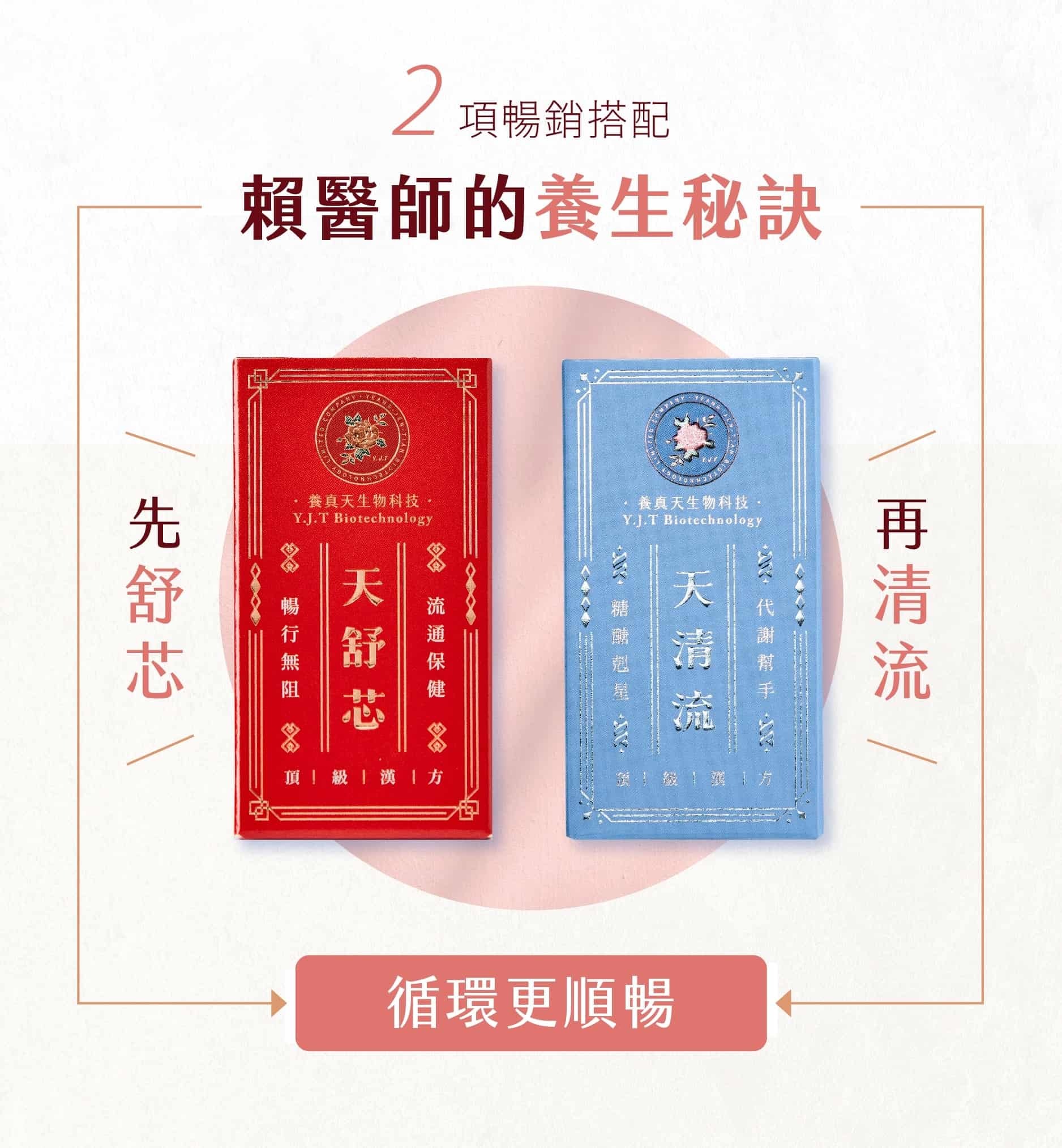 先舒芯、再清流,循環更順暢!