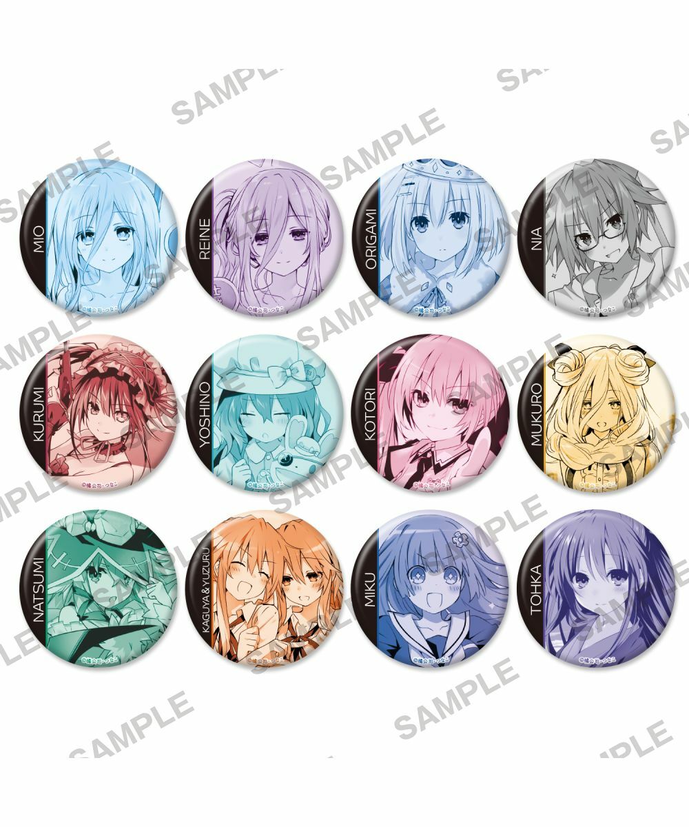 預購-『約會大作戰DATE A LIVE』 集換式徽章～回憶錄收藏組 Vol.4～ PACK盲盒販售 隨機出貨【日本進口精品】