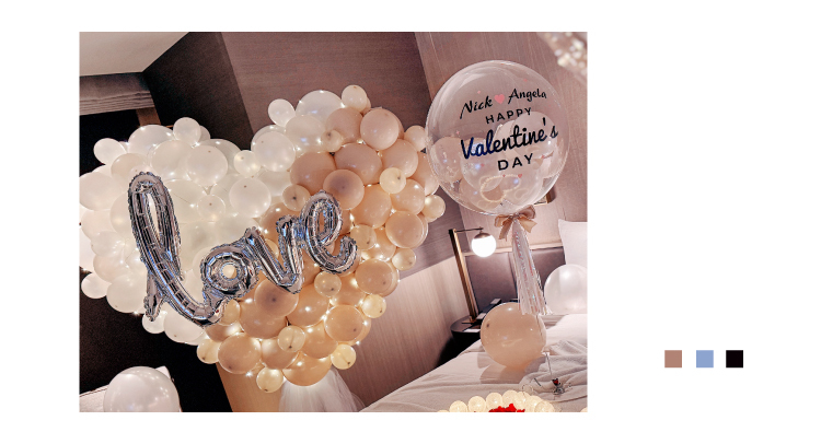 【飯店】情人節．洲際．奶茶色系