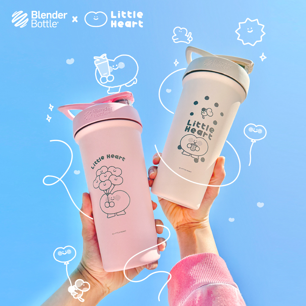 Blender Bottle®【Little Heart】 Strada Sleek