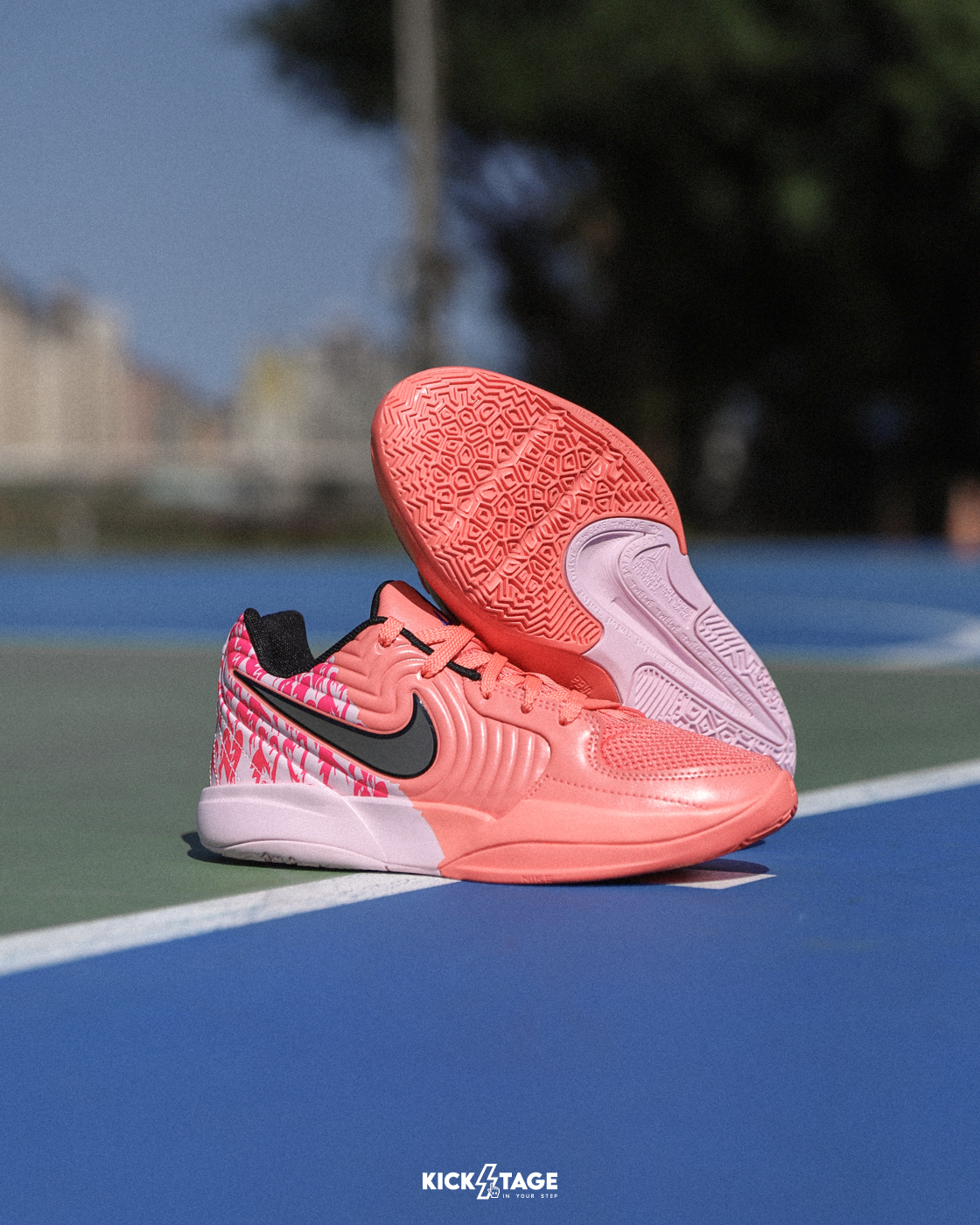 大童鞋 女生尺寸 NIKE JA 2 GS 'Heart Eyes' 粉橘 情人節 實戰 籃球鞋【IB8833-800】Ja Morant 25VD PINKS