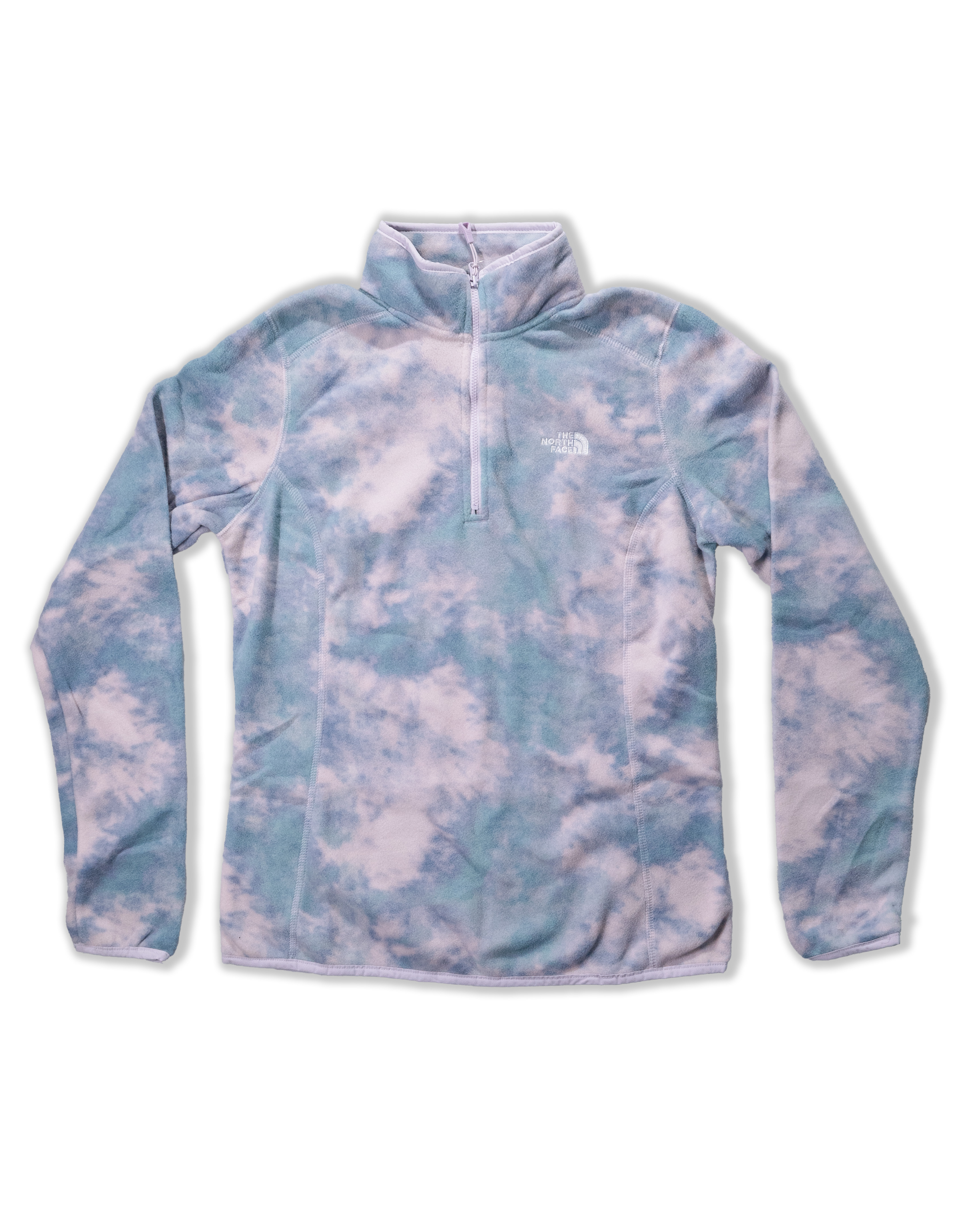 TNF北臉 0197 女 粉藍雲朵 Cotton