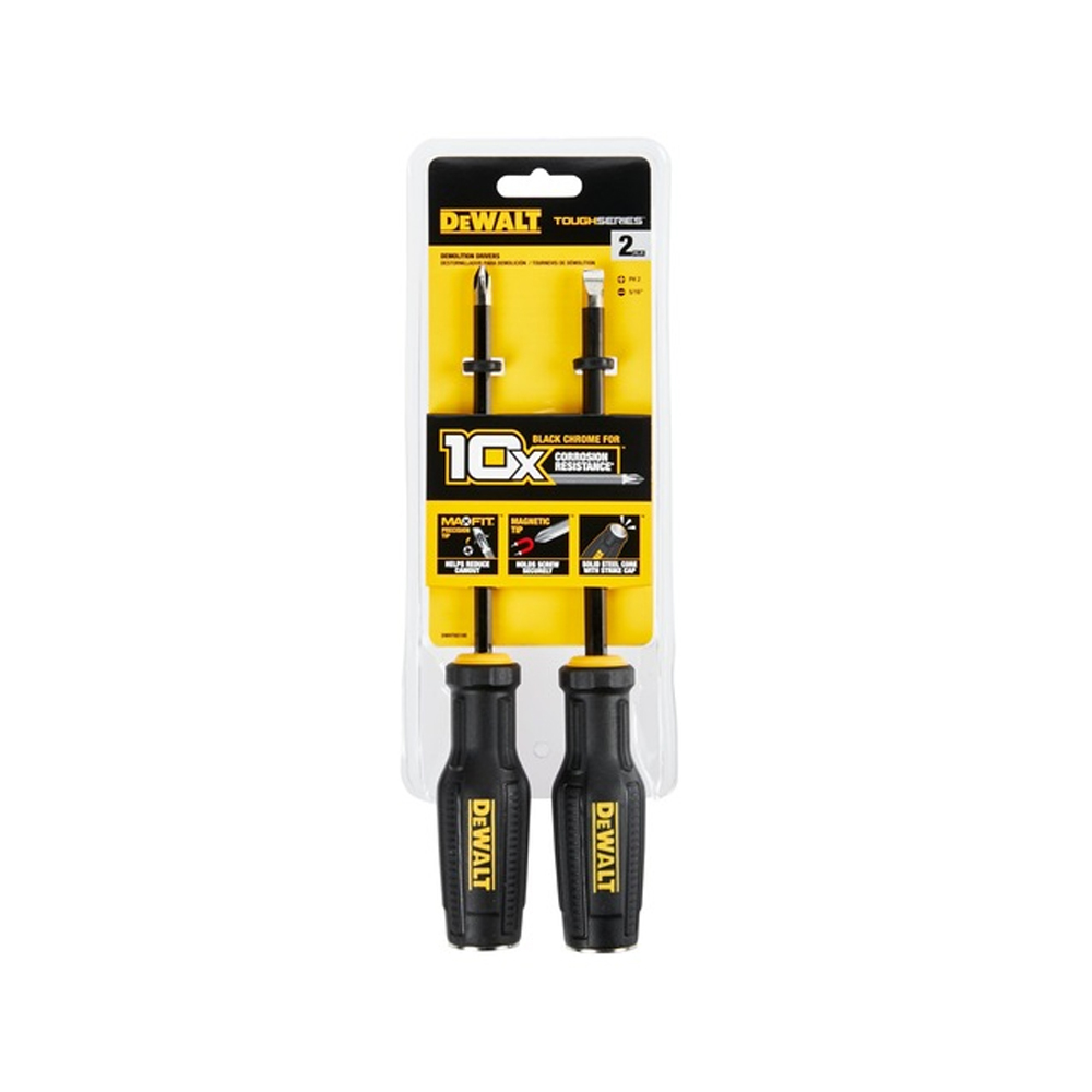 得偉 敲擊螺絲起子組 附磁-2件組(十字一字) DWHT65100