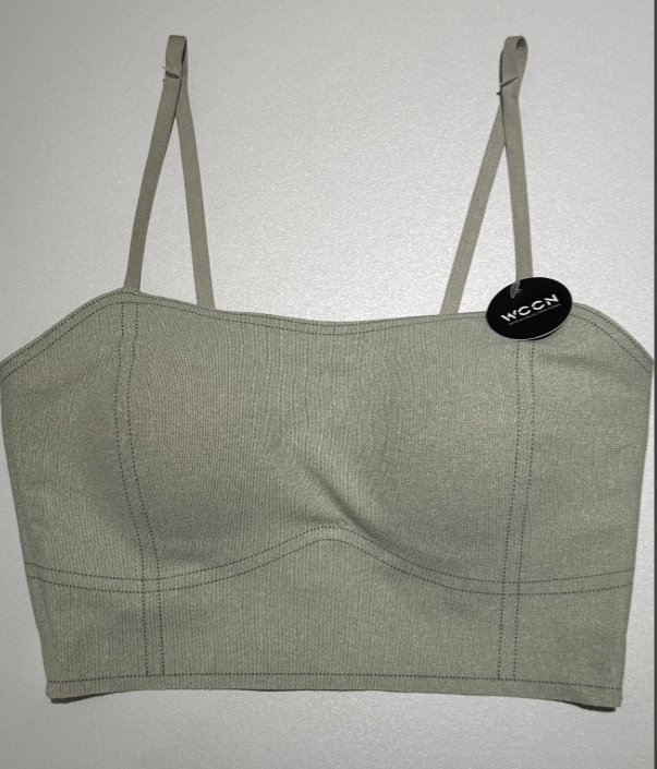 1 (BB40) GREY BRALETTE - L SIZE (CUP C&D)
