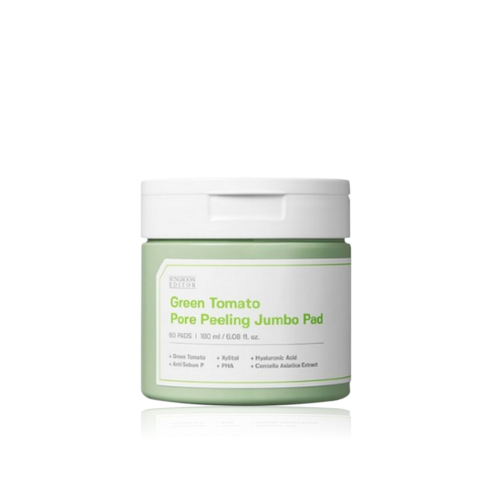 韓國 SUNGBOON EDITOR 綠番茄緊緻毛孔去角質棉片 60pc