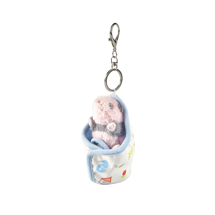 New Born Brother "De De" with Blanket Keychain