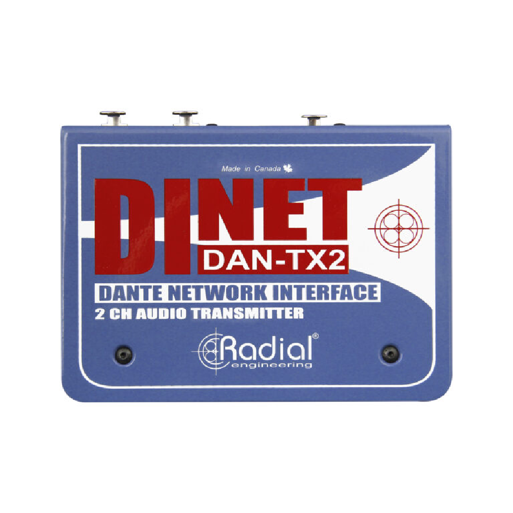 Radial Radial / DiNET DAN-TX2 Dante™ 雙通道網路音頻發射器 — 三峽配件 / 週邊｜YA! 玩音樂