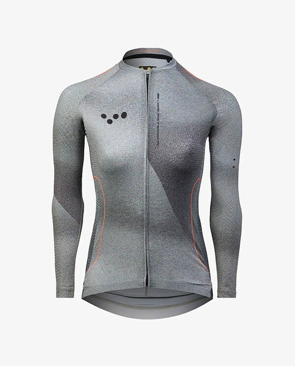 Pedla 女款薄長袖車衣Pro Pursuit LS 2.0 Jersey Motion Graphite /城市灰