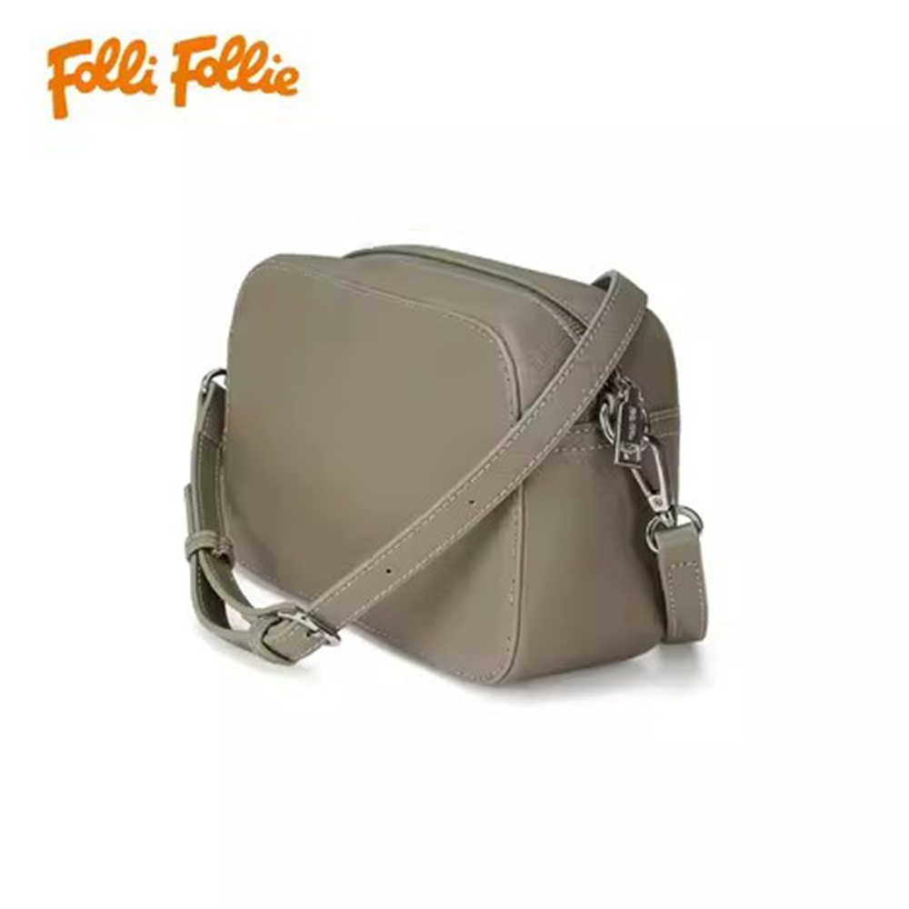 Folli Follie 芙麗芙麗 SB23FLP003GR 大LOGO 相機包 單肩 肩背包 側背 綠