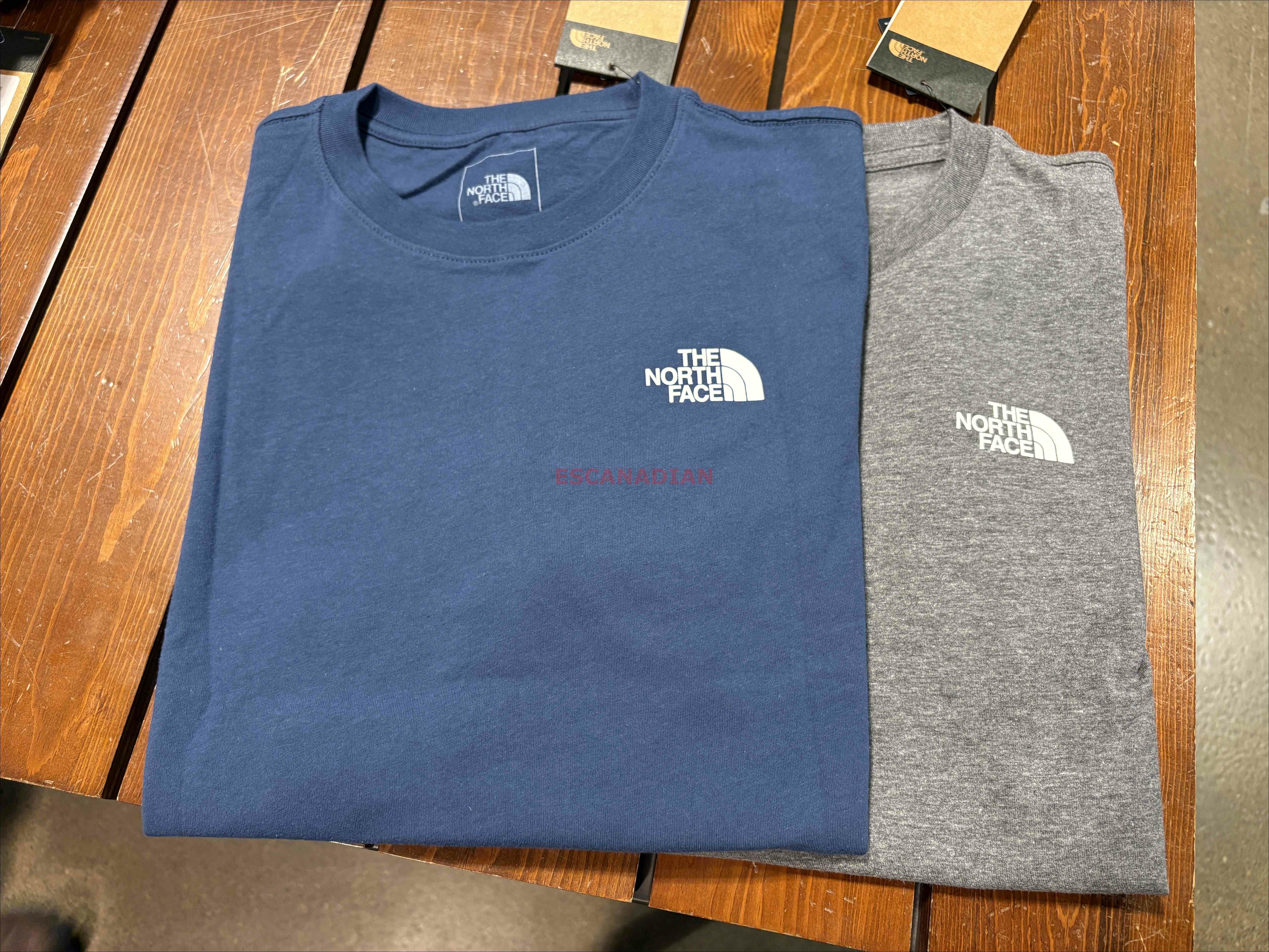 THE NORTH FACE 男大人 雪山圖案 短TEE (前LOGO後山脈) (2色)