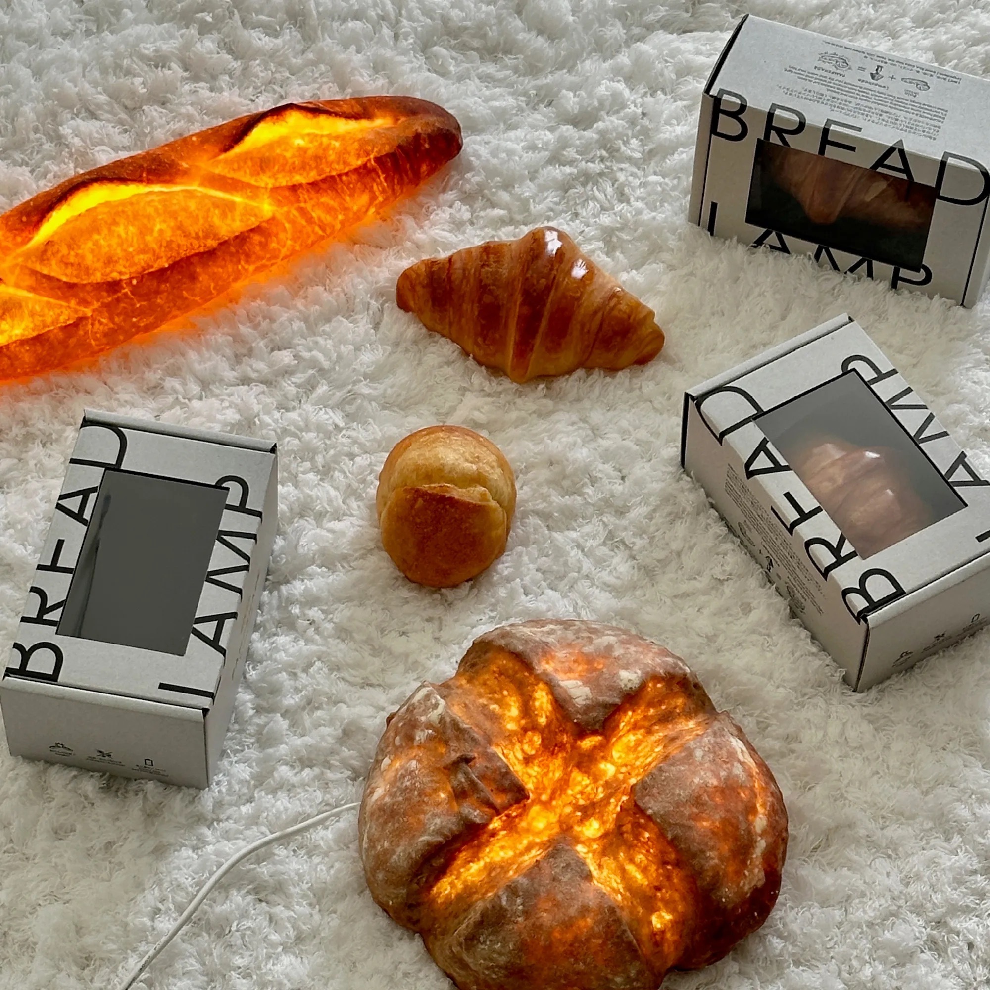 【KT USA】預購 日本 PAMPSHADE 純手工 吐司 LED 麵包燈 裝飾燈