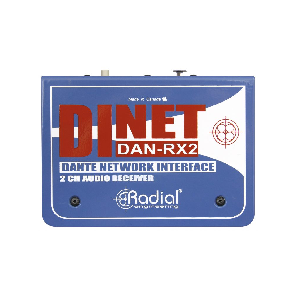 Radial Radial / DiNET DAN-RX2 Dante™ 雙通道網路音頻接收器 — 三峽配件 / 週邊