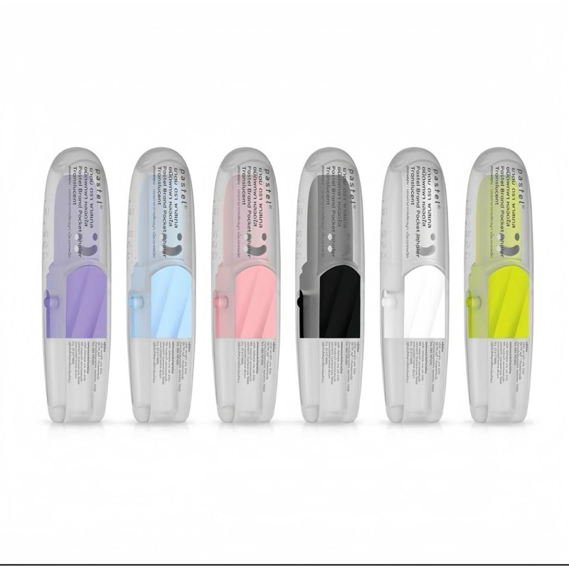 泰國PASTEL旋轉鼻通薄荷棒 (六種顏色)