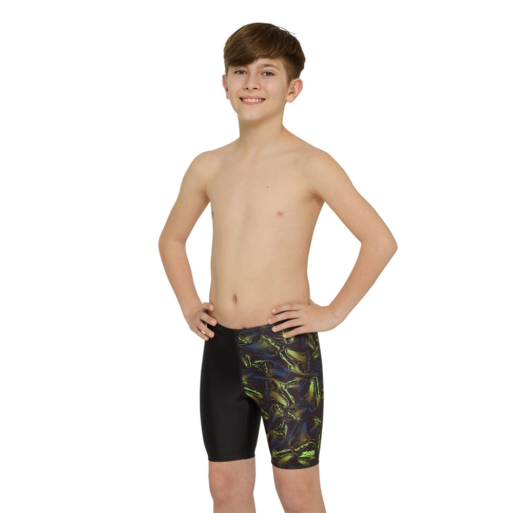 ZOGGS 男孩《霸者印記》運動五分泳褲