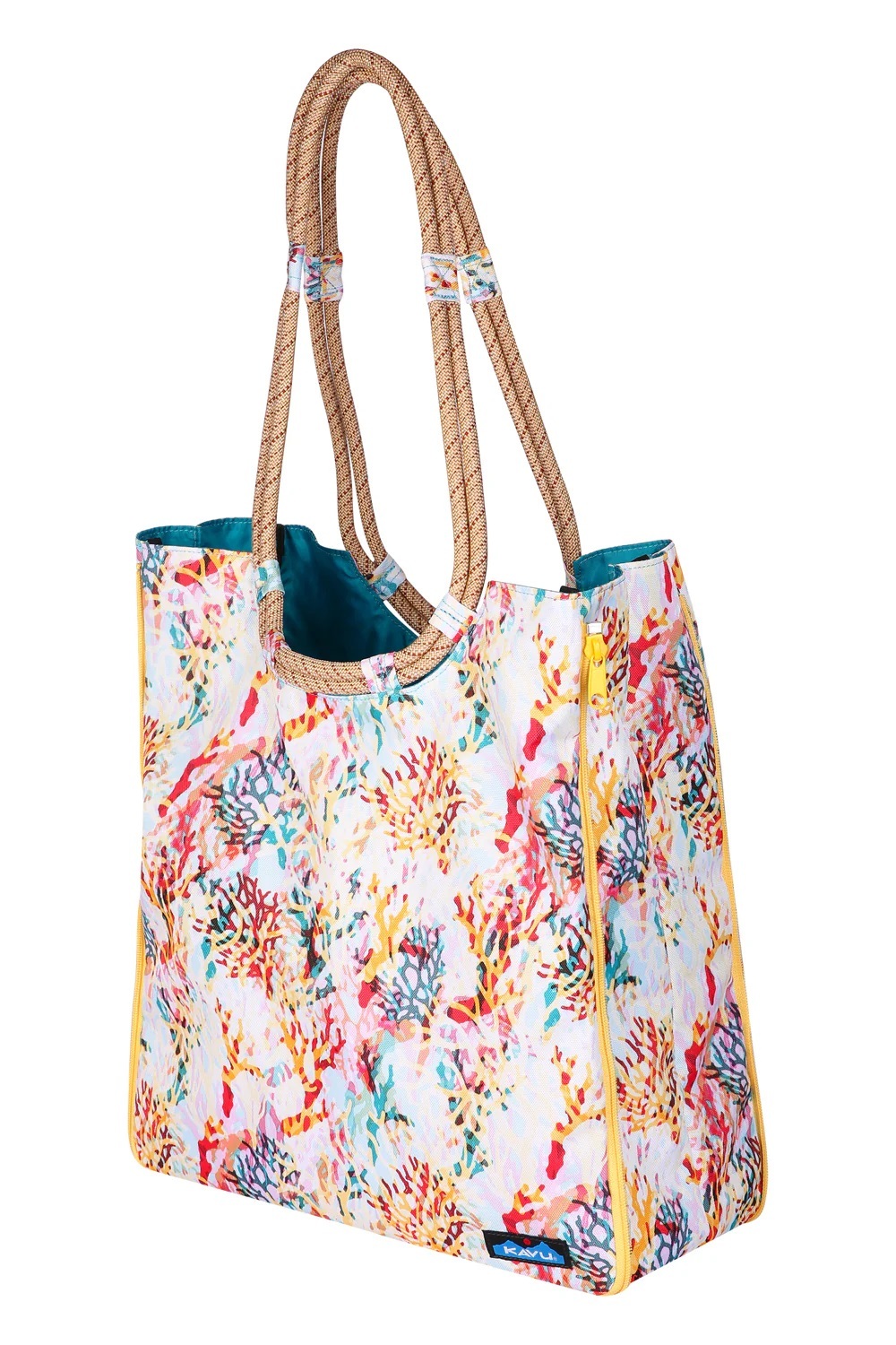 KAVU. Market Bag #866 ( 2246 Floral Coral )