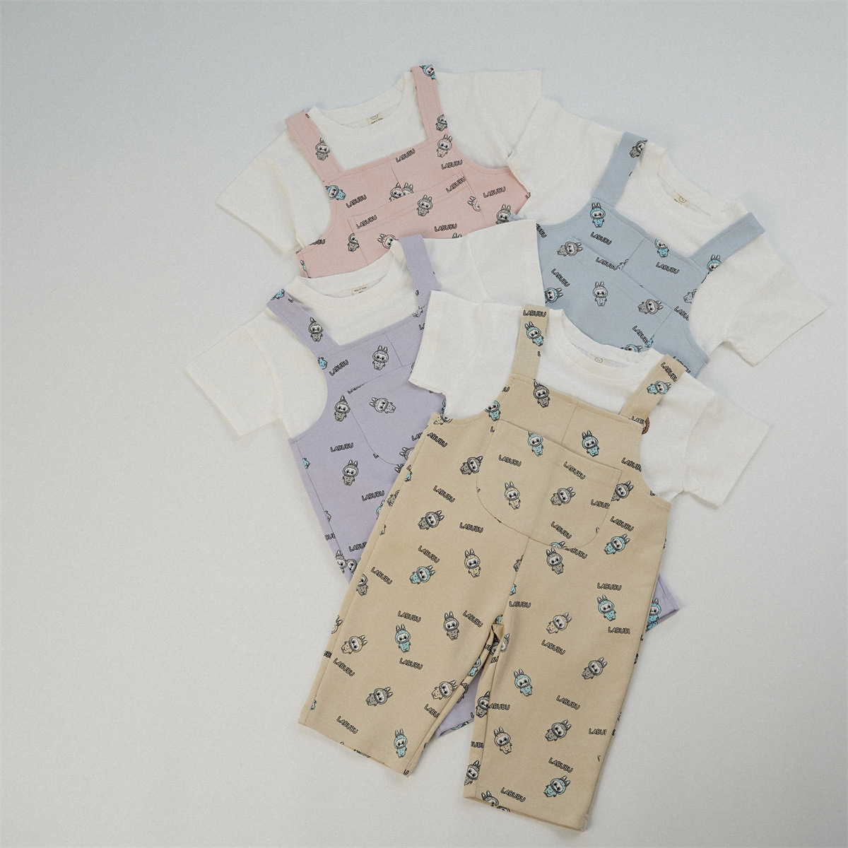 𝐋𝐚𝐛𝐮𝐛𝐮  印滿背帶長/短褲