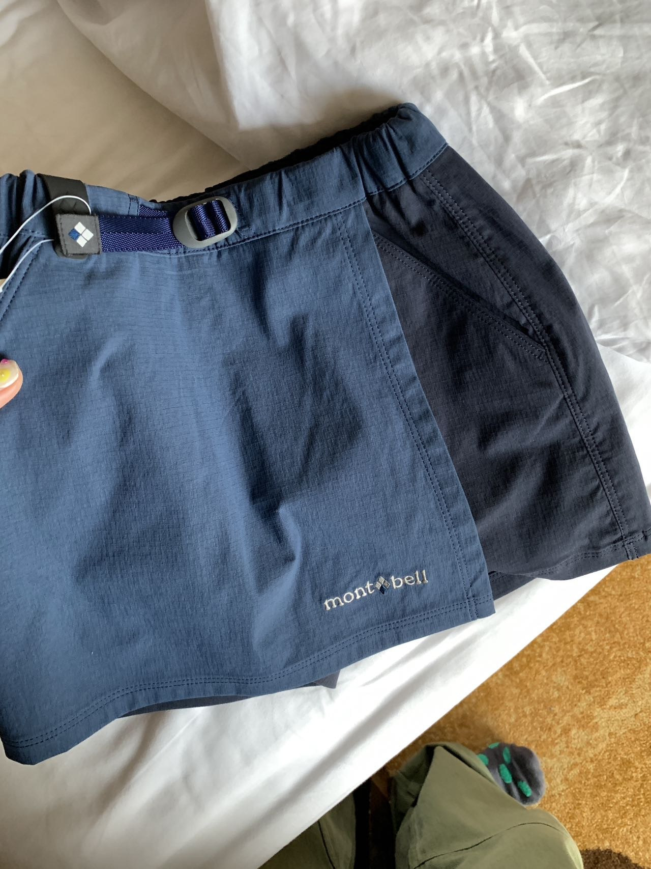 𝐌𝐨𝐧𝐭𝐛𝐞𝐥𝐥 拼色短褲裙