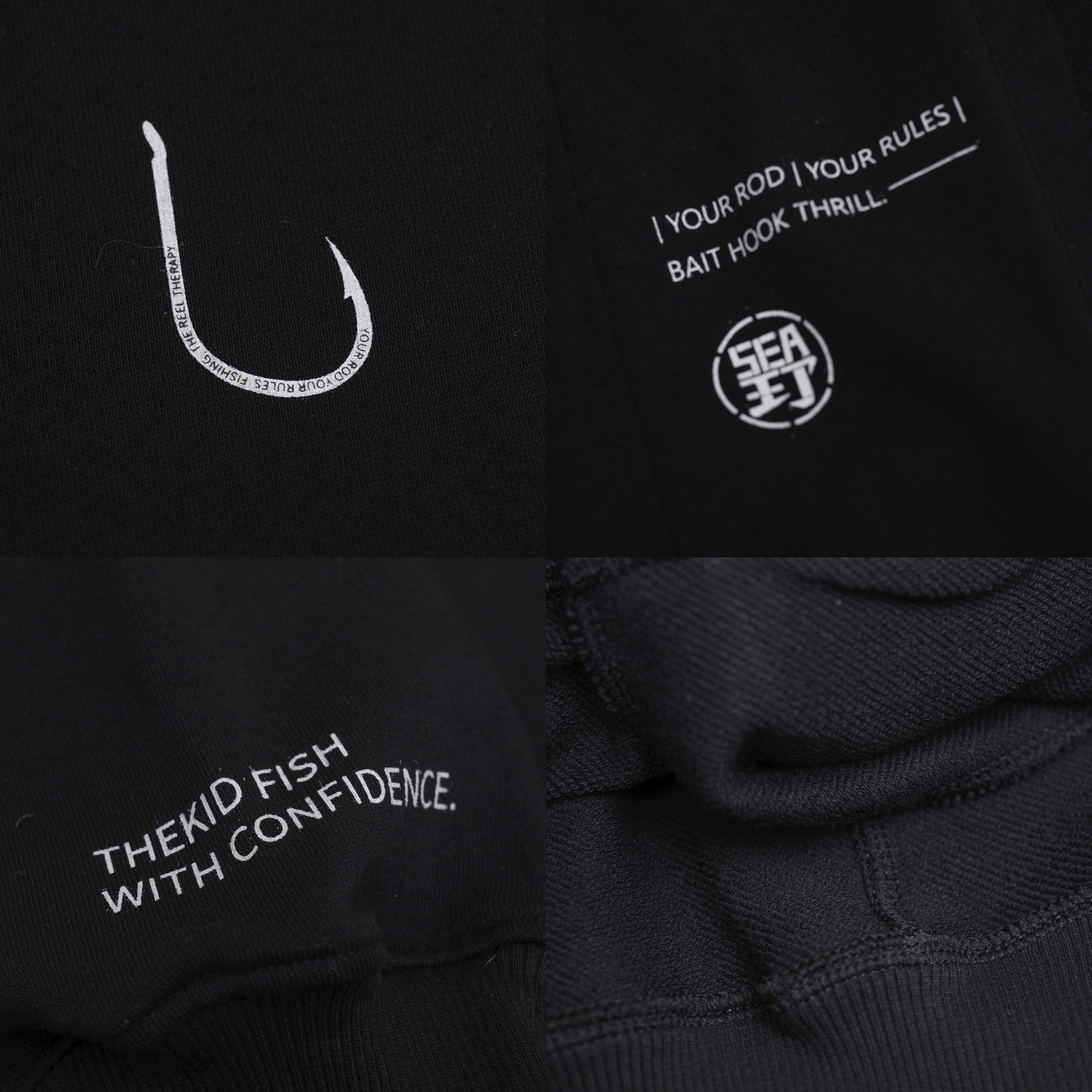 KID ® 野SEA 魚鉤帽T