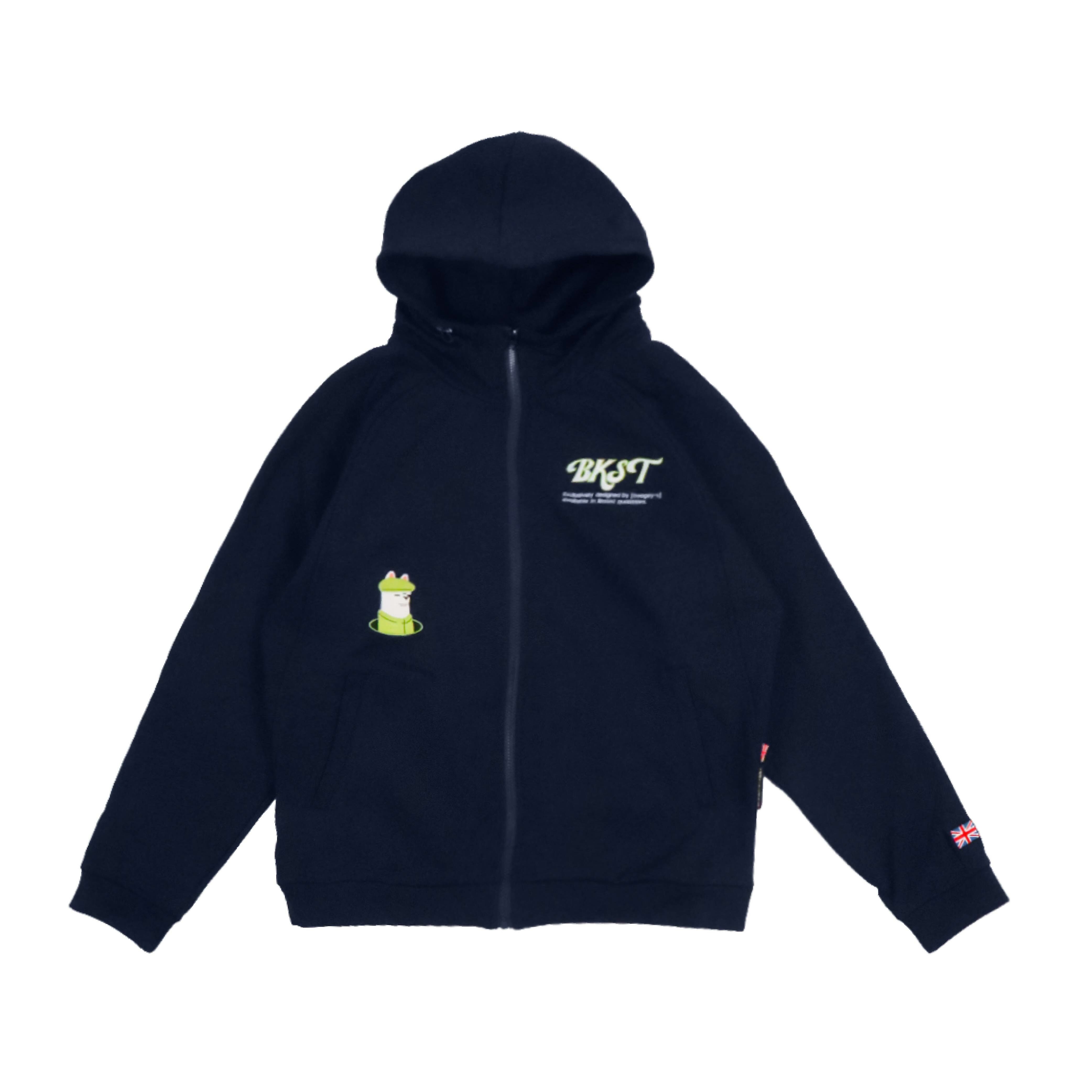 羊駝出頭天連帽外套