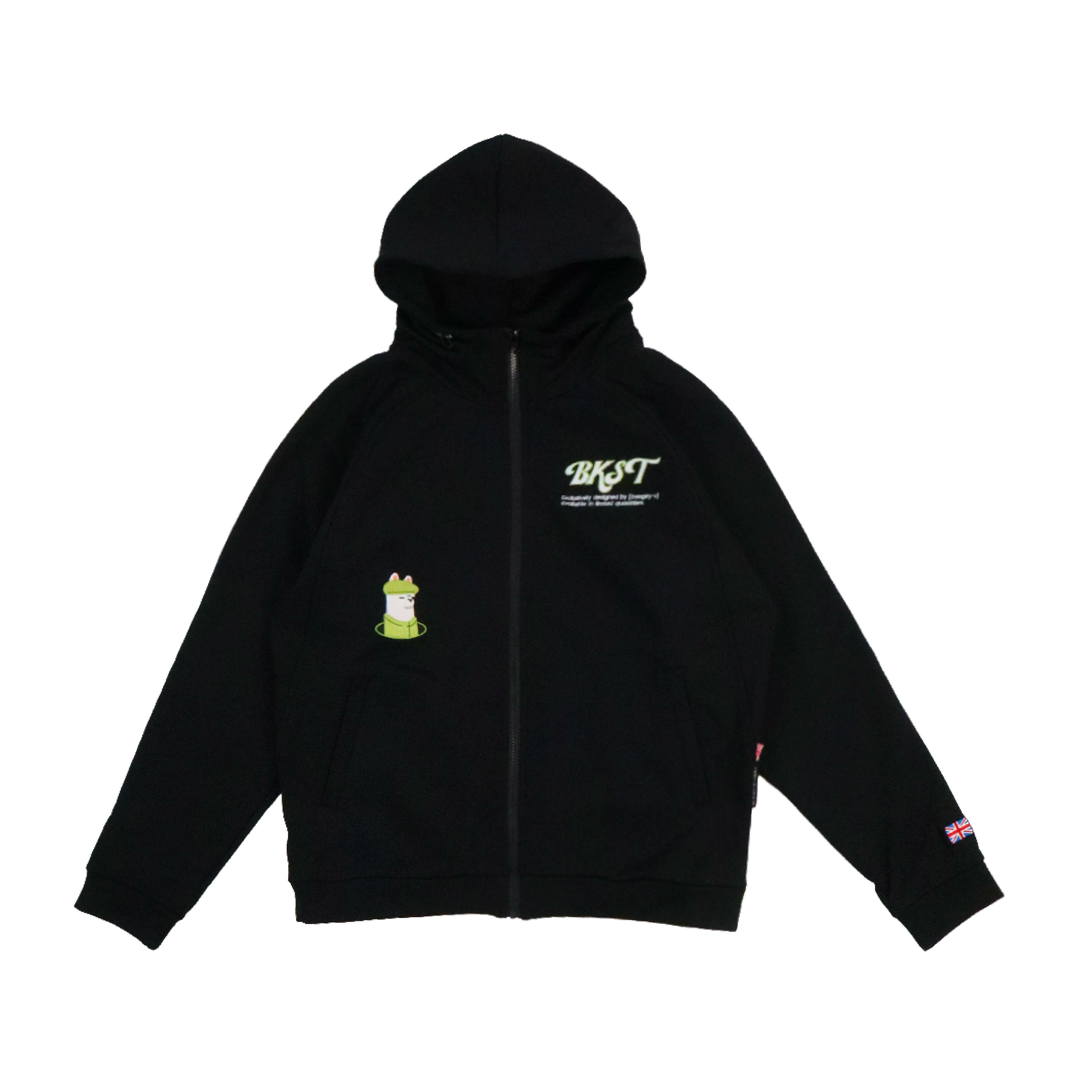 羊駝出頭天連帽外套