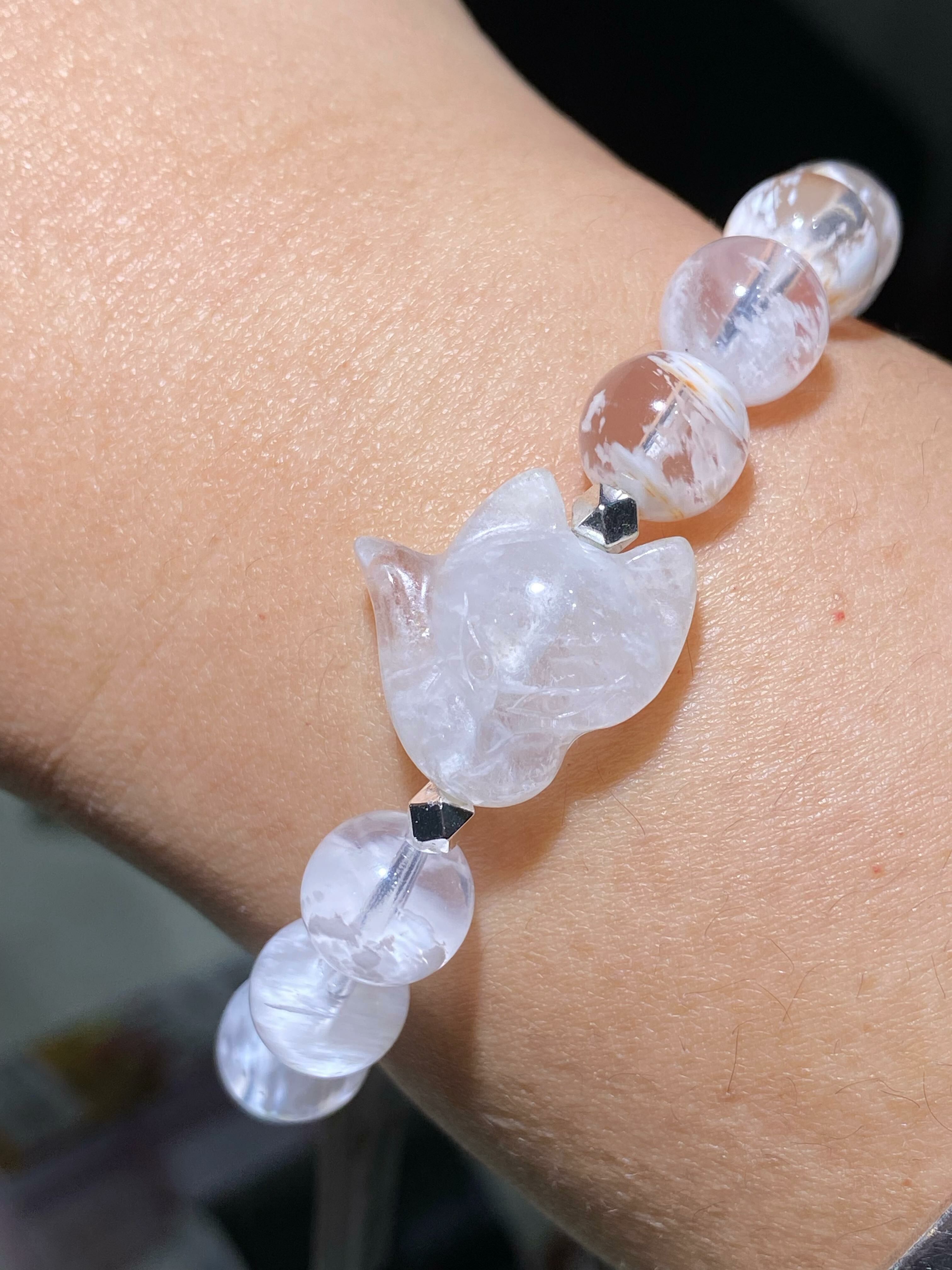 雪花幽靈小狐手串