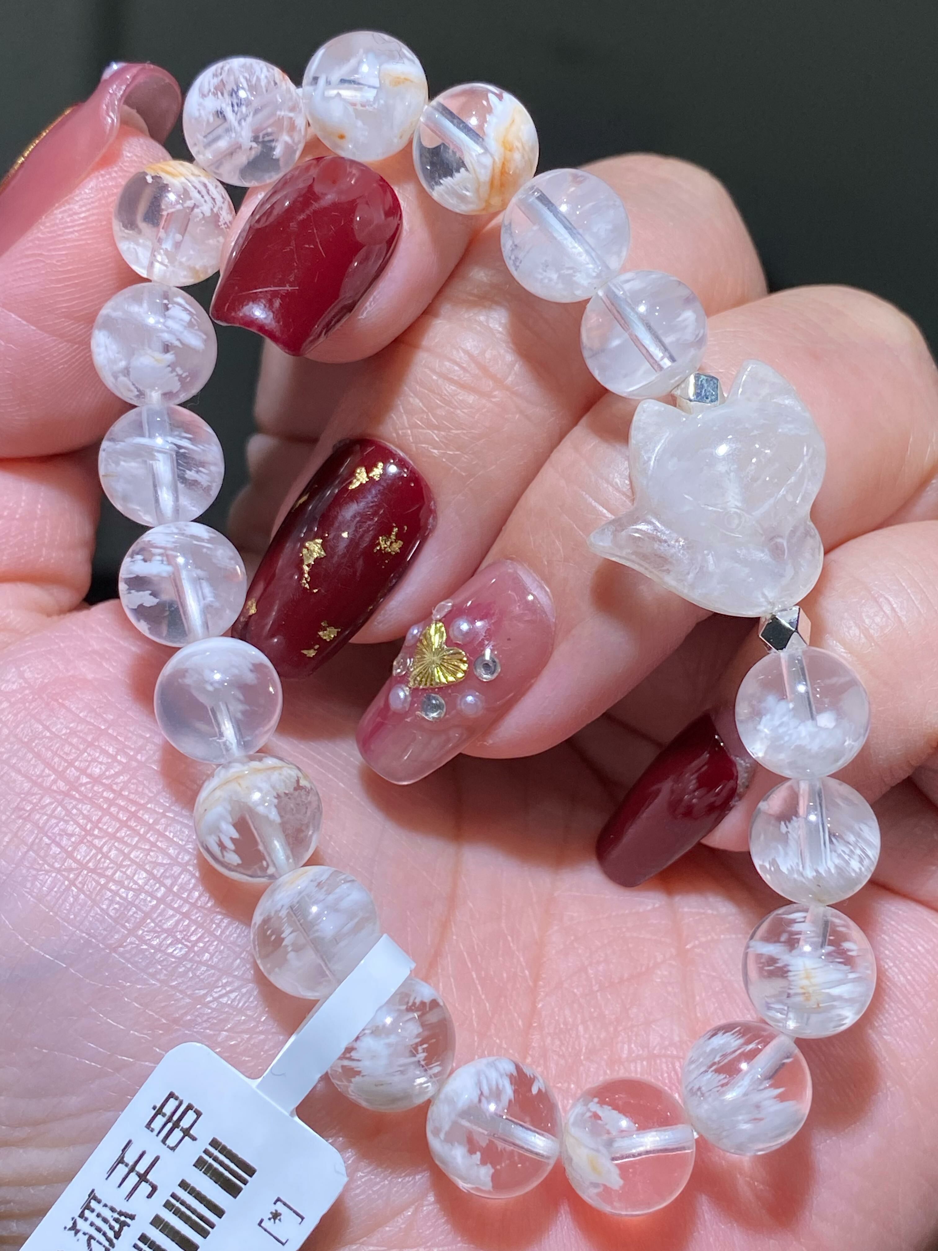 雪花幽靈小狐手串