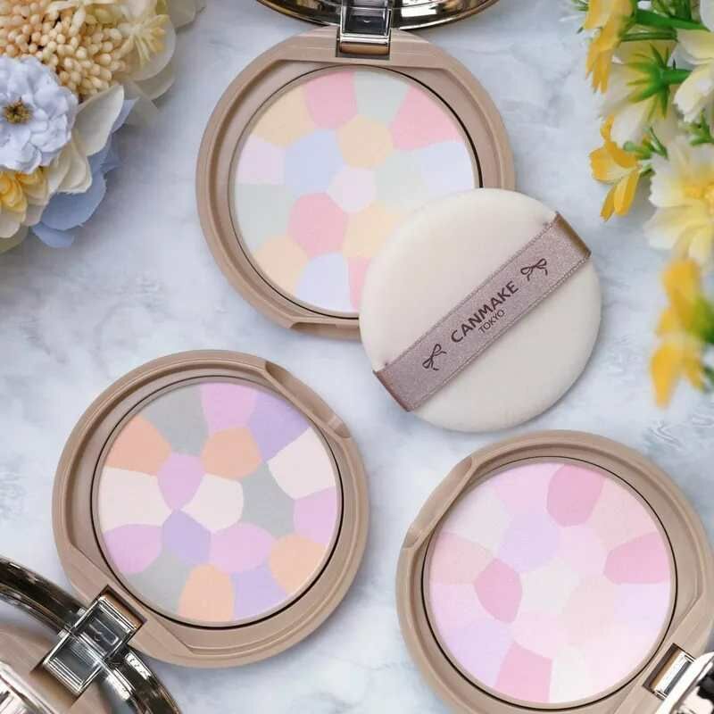 現 貨丨CANMAKE 透亮美肌蜜粉餅 潤色版 Abloom Marshmallow Finish Powder #01 #02 #03