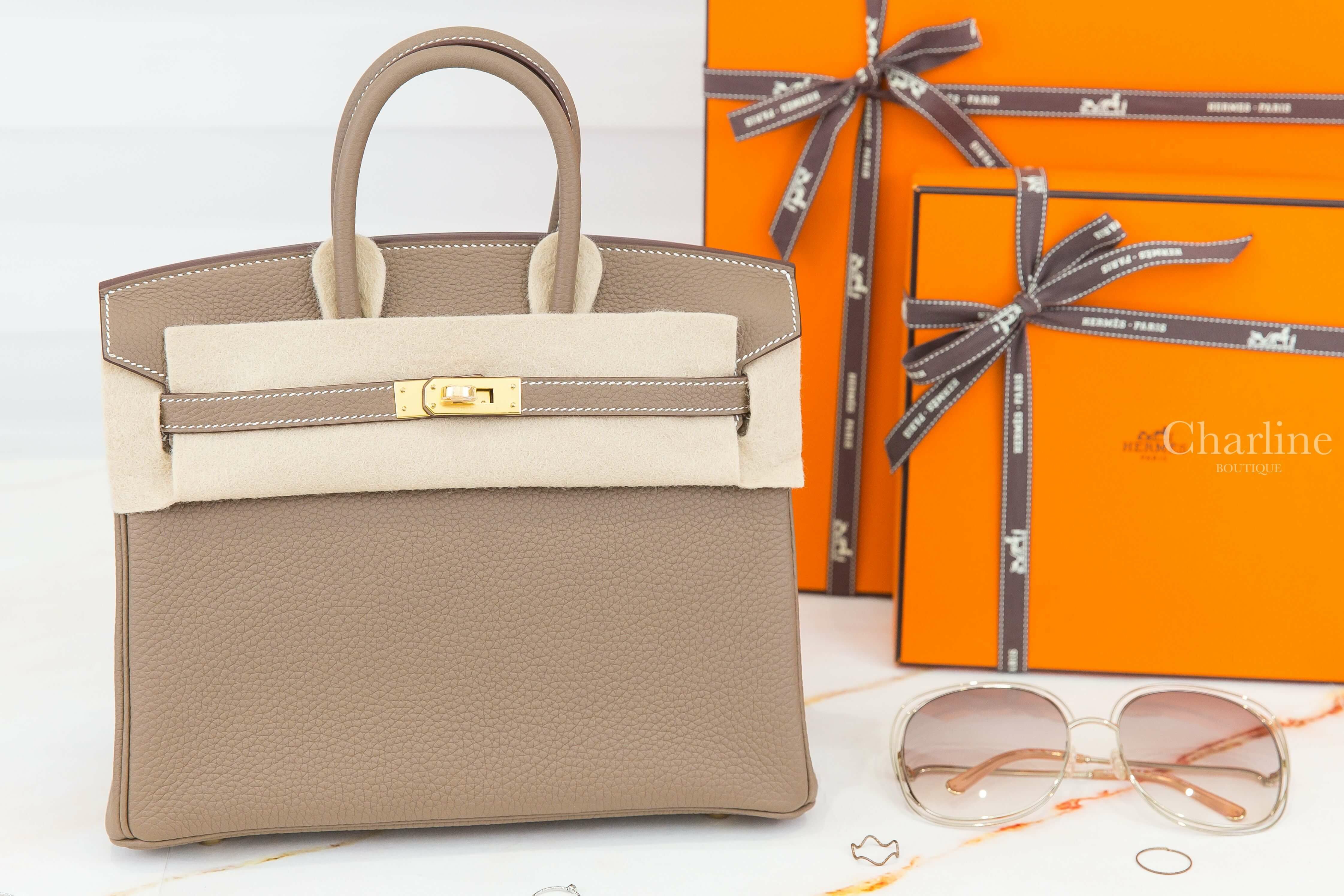 Hermès Birkin 25cm 18 Etoupe Togo 大象灰金釦鉑金包