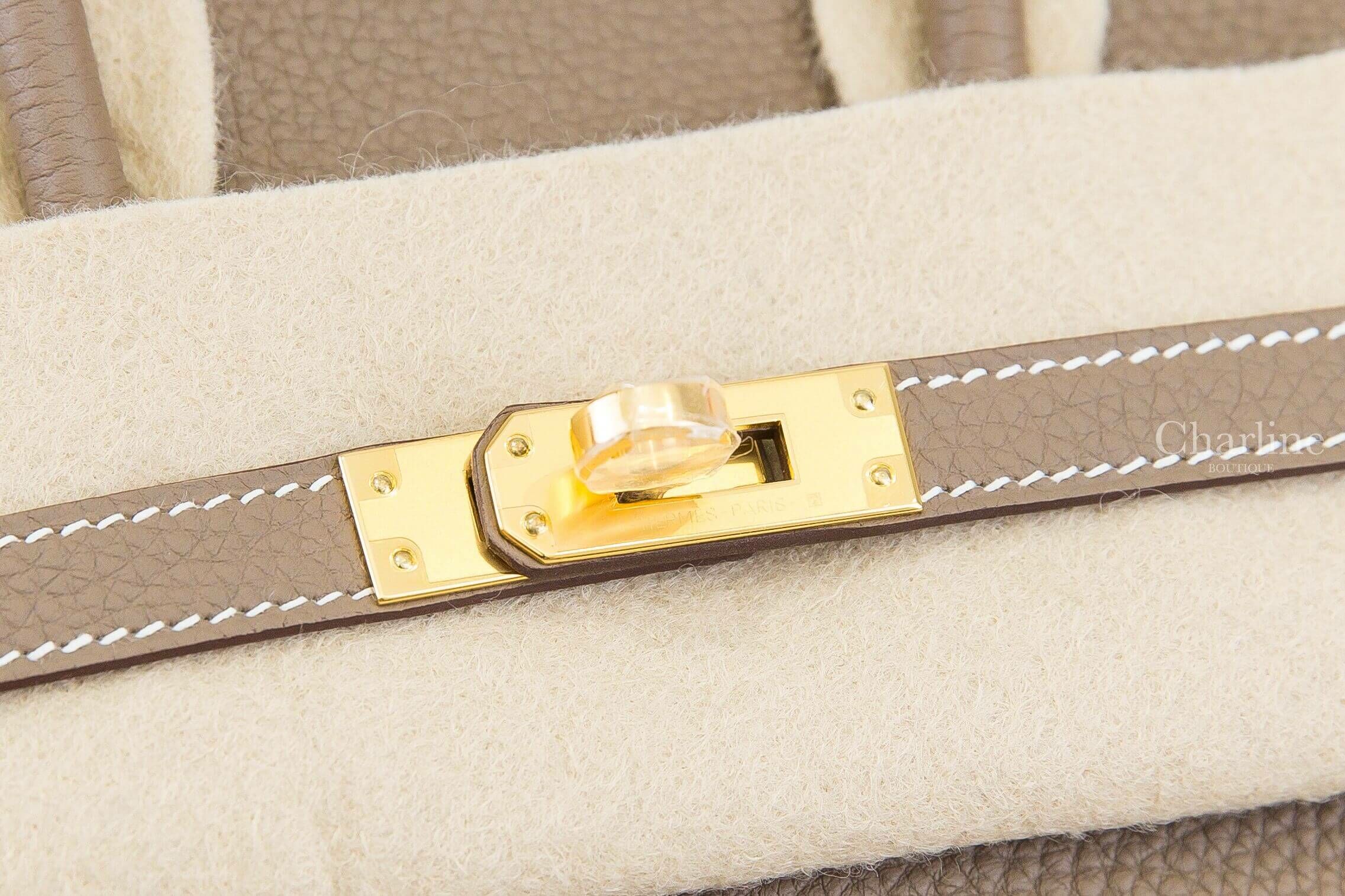 Hermès Birkin 25cm 18 Etoupe Togo 大象灰金釦鉑金包