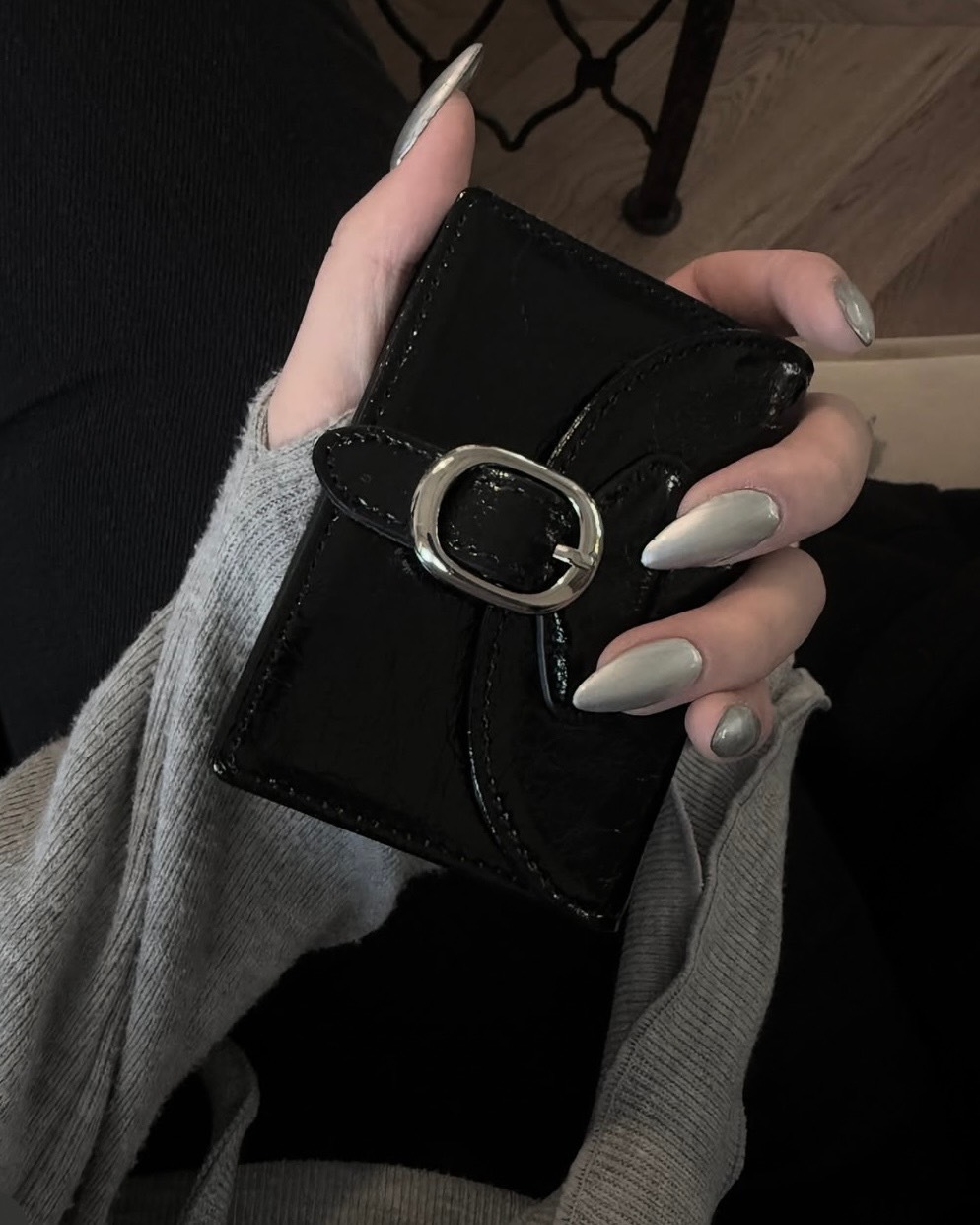 【現貨】FENNEC HEARTY 牛皮 折疊 翻蓋錢包 短夾 愛心扣 圓扣