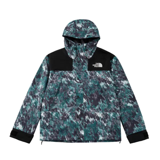 THE NORTH FACE M DRYVENT MONO MOUNTAIN JACKET 男款 衝鋒外套-NF0A88XF 藍綠黑(87A)