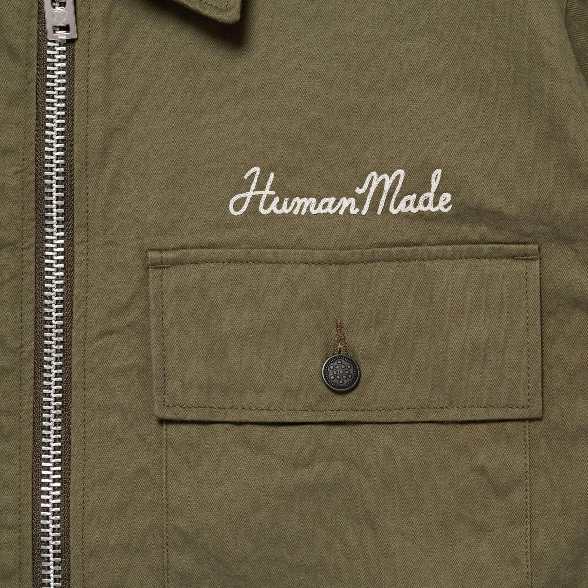 ウェア HUMAN MADE Fishing Jacket \"Olivedrab HUMAN MADE FISHING JACKET – HUMAN MADE Inc.