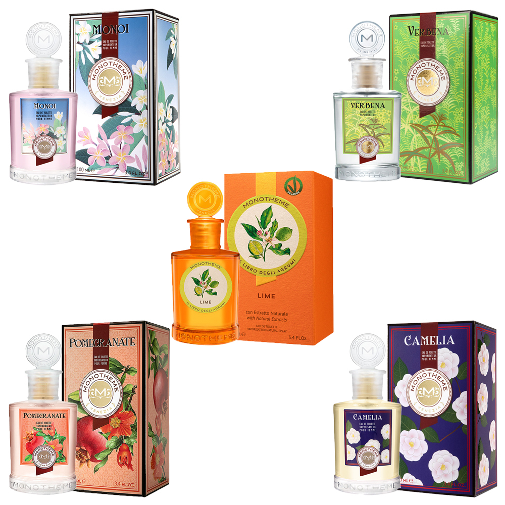 Monotheme 吟遊詩人 山茶花/大溪地雞蛋花/紅石榴/青檸/檸檬馬鞭草 淡香水 100ml - 多款任選
