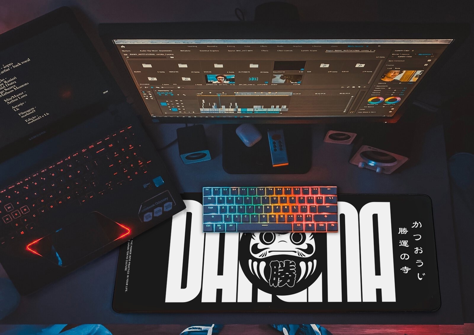 XCTRL 勝尾達摩滑鼠桌墊