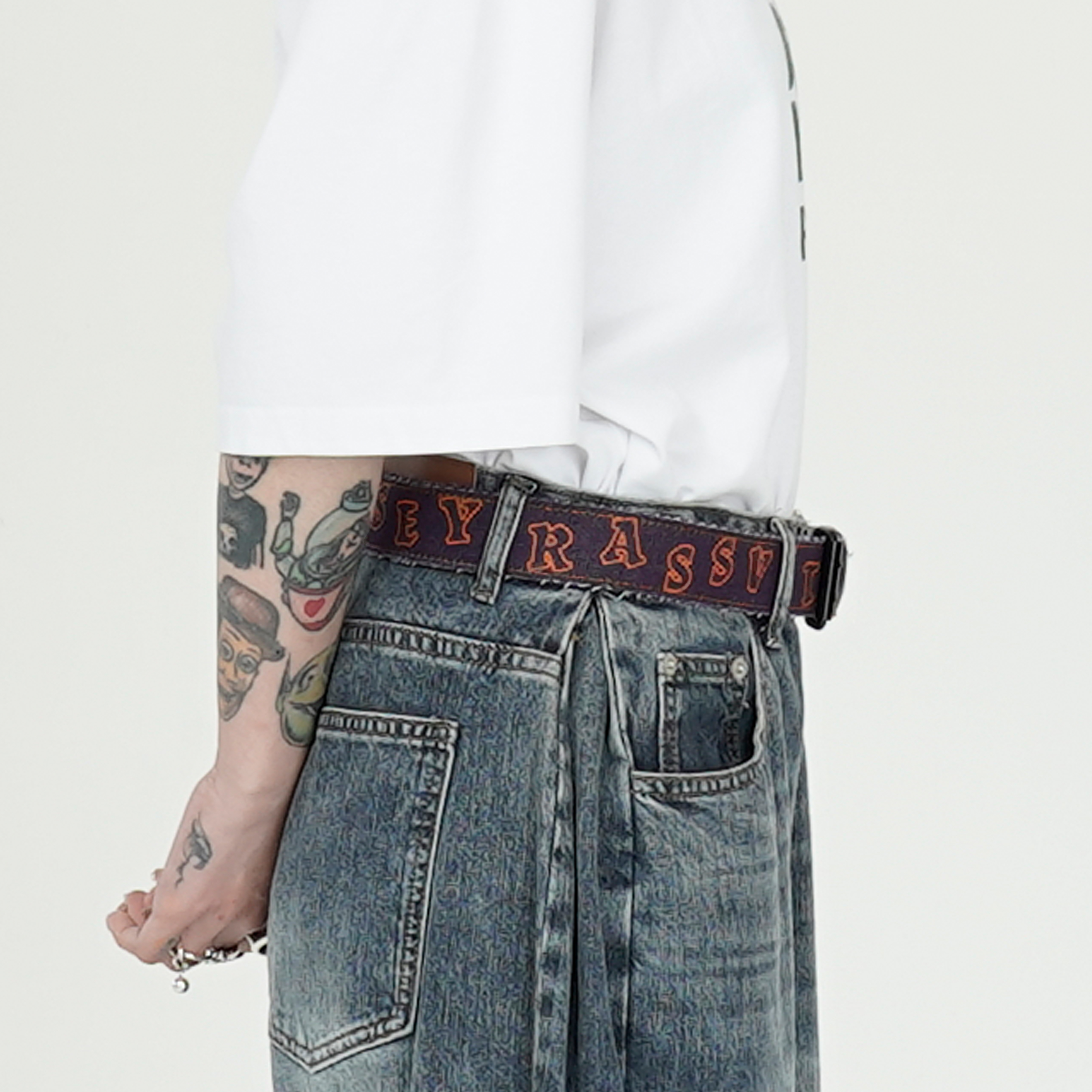 RASSVET LOOSEY WEBBING BELT LOGO - 25 SS