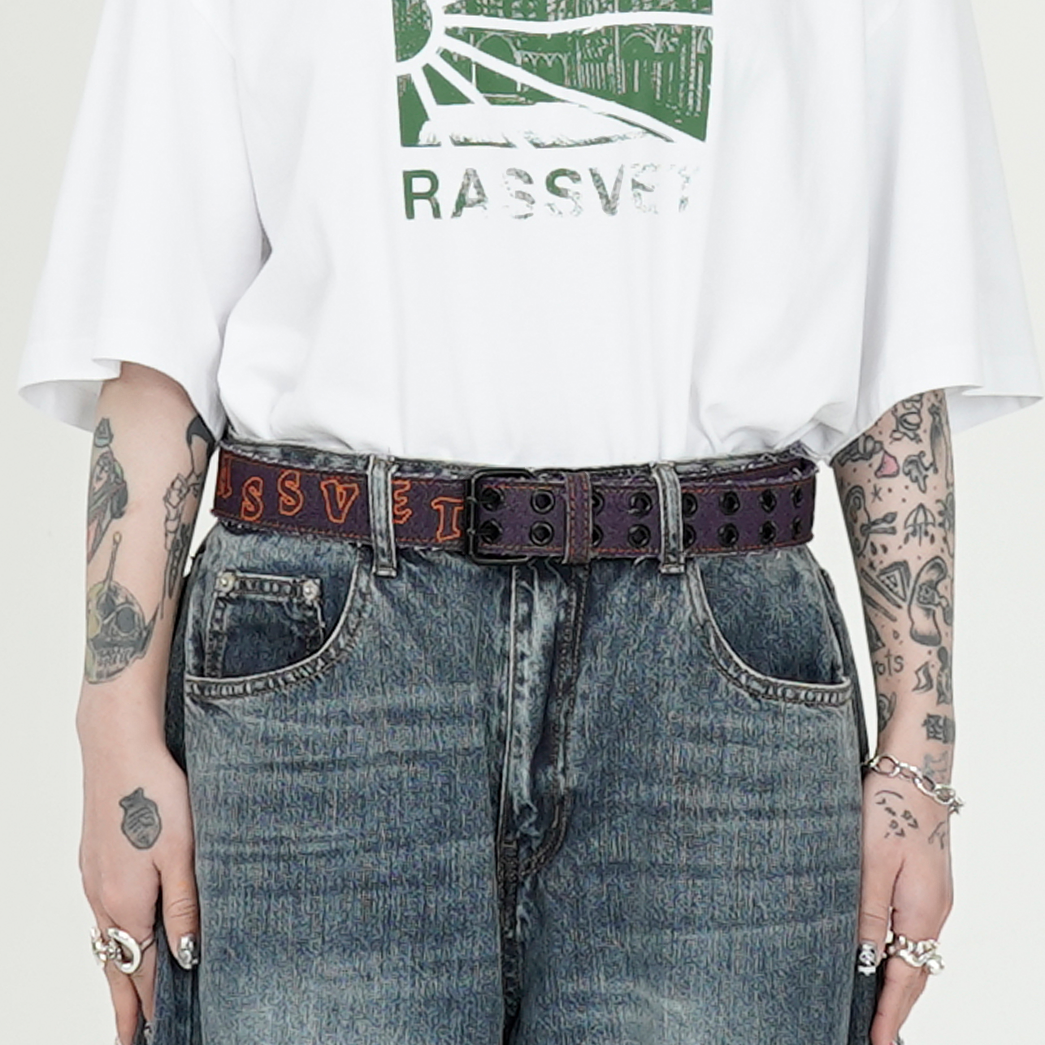 RASSVET LOOSEY WEBBING BELT LOGO - 25 SS