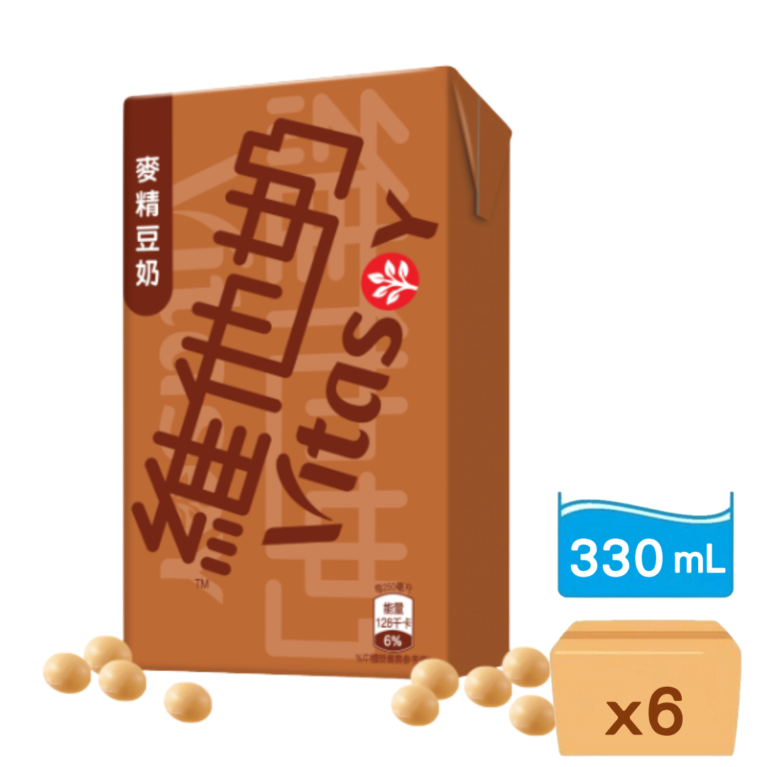 維他-麥精豆奶 330ml x 6包