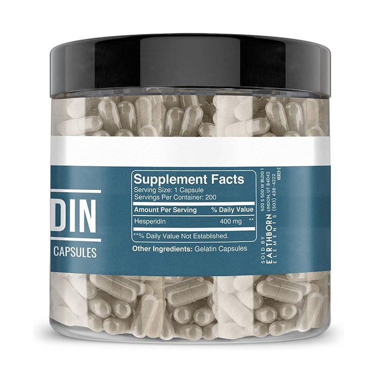 Earthborn Elements Hesperidin 400mg ,200 Capsules