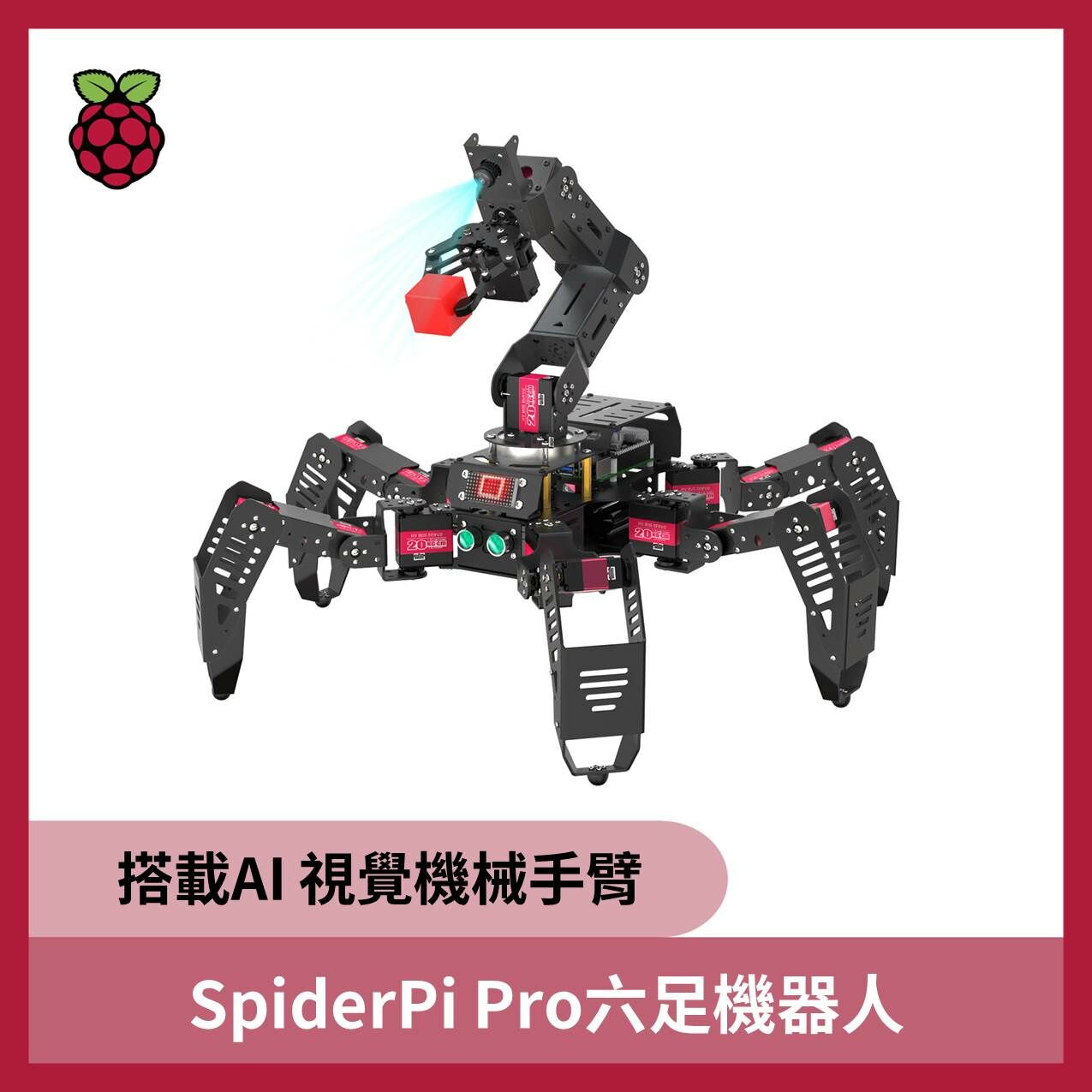 SpiderPi Pro六足機器人