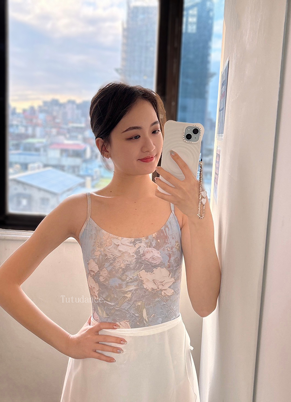 韓國eflora【EB-ef5200 細肩帶印花舞衣】