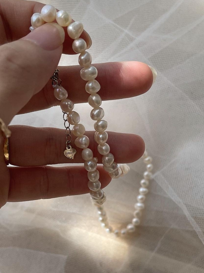 freshwater pearl choker necklace